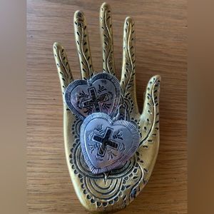 Vintage earrings - Mexican folk art style - NWT made in Korea